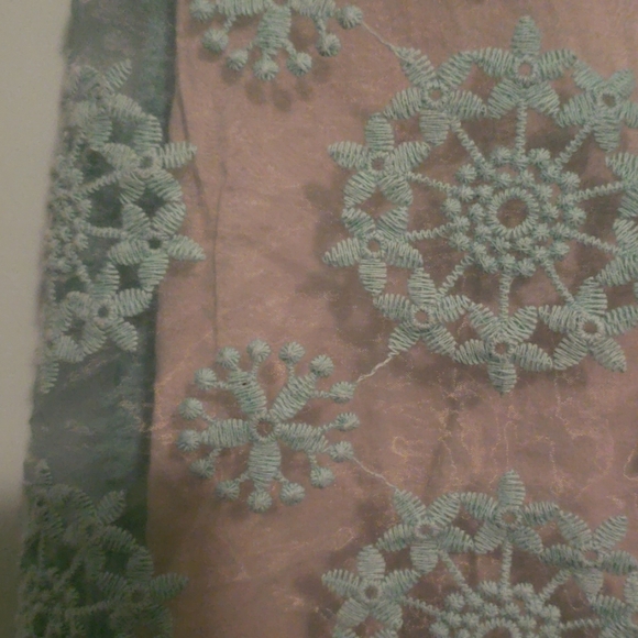 Vintage Girls Dress, Sleeveless w/Shoulder Ruffle - Picture 5 of 6